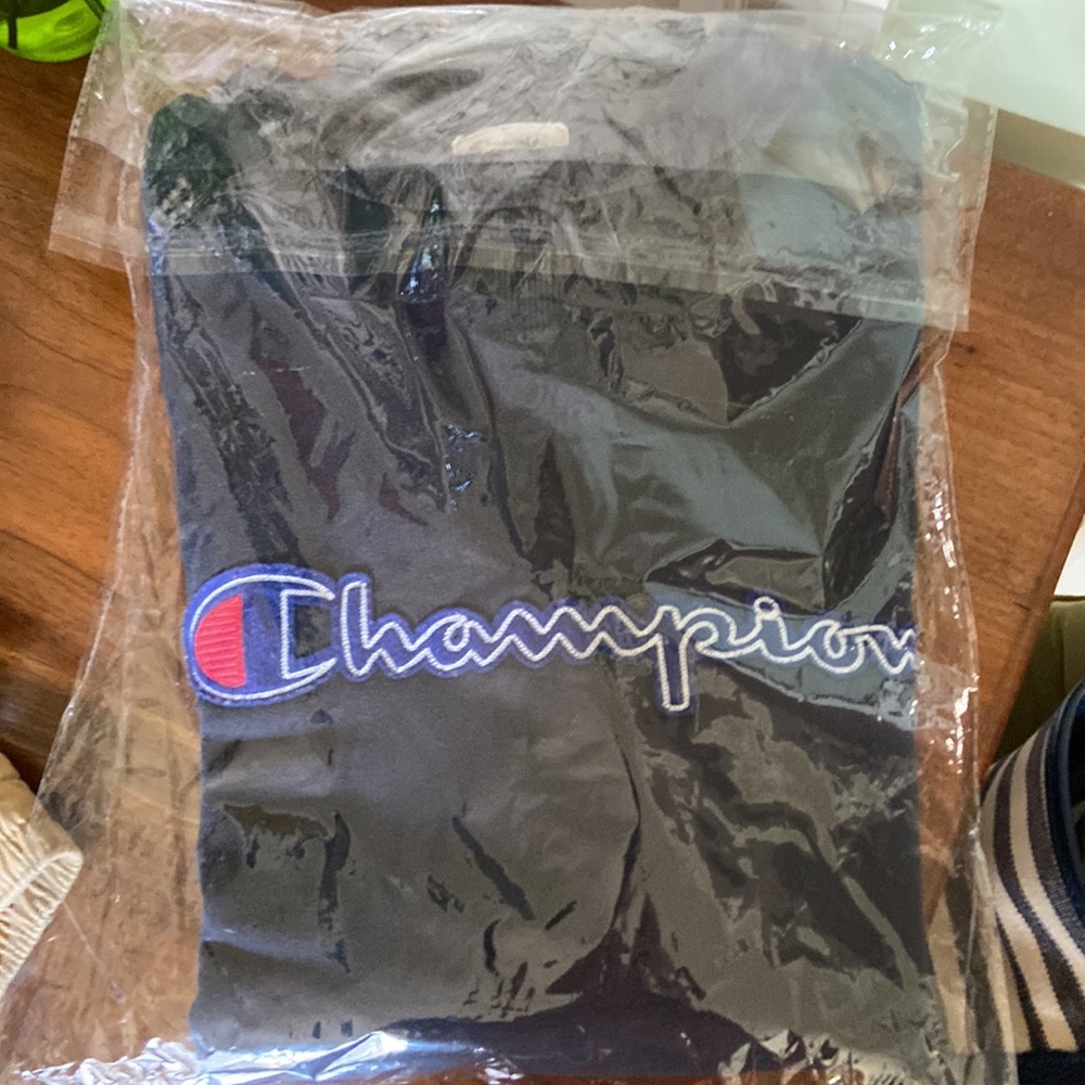 Authentic reverse weave, Champion athletic dark navy blue sweatshirt - Picture 11 of 11
